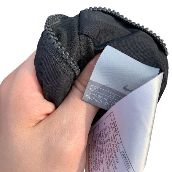 VINTAGE Nike Reversible Fleece Jacket Gray/Black XL - Picture 6 of 15